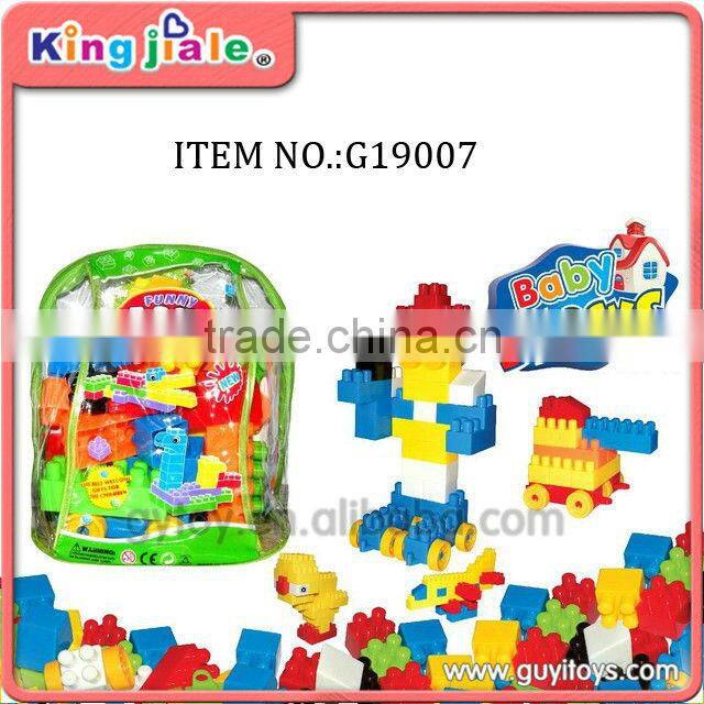 colorful plastic building blocks toys