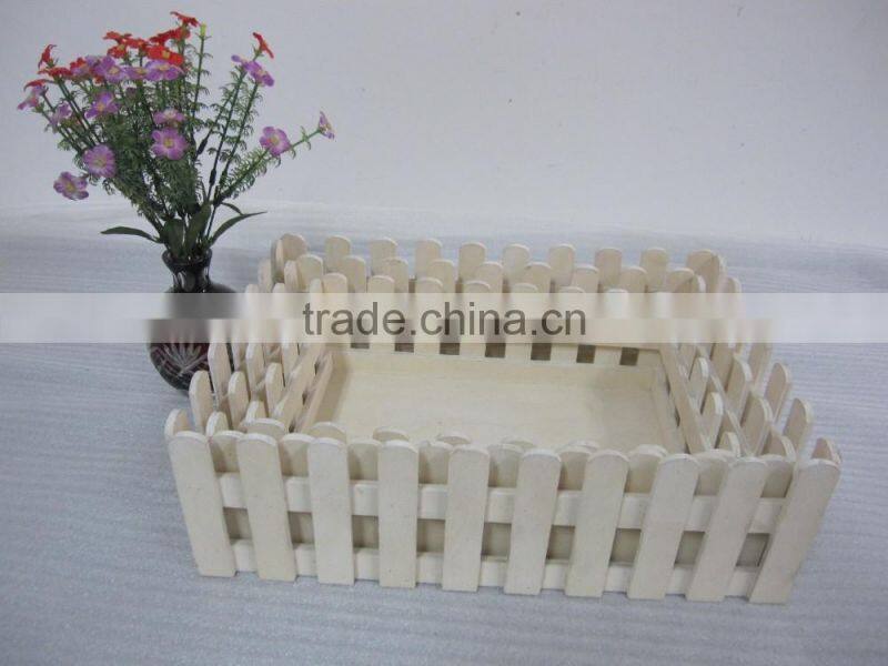 outdoor wooden flower pot