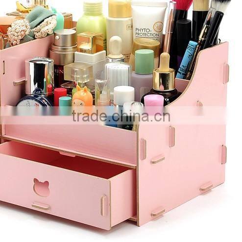 Cosmetics storage box DIY desktop creative storage box explosion models wooden storage box