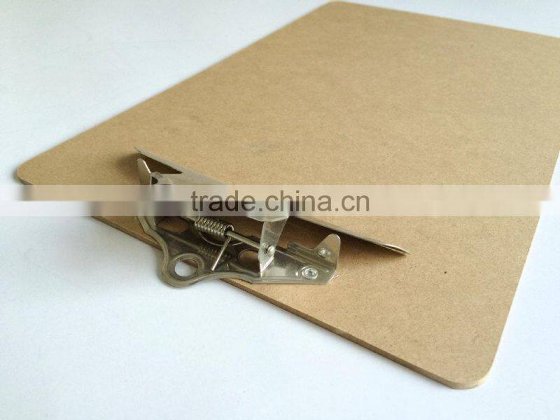 Clipboard with steel cip with butterfly clip