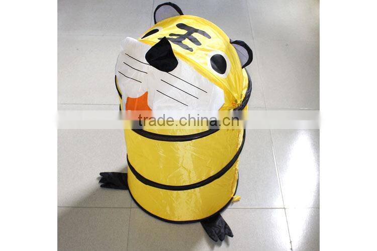 Tiger kid's Pop Up Folding Storage Toy Box /Laundry Basket