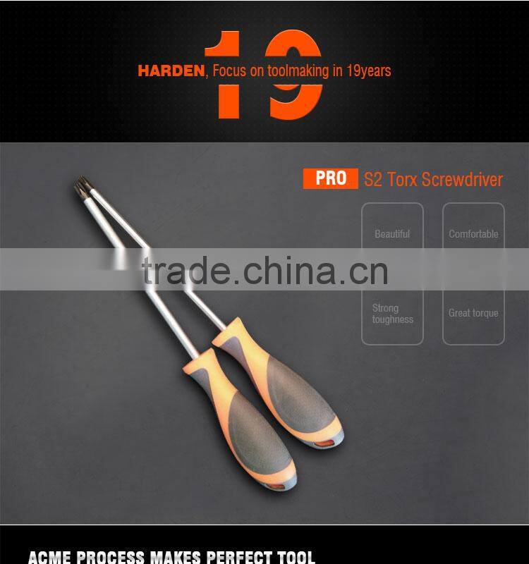 Customized Professional Hand Tool S2 Torx T30mm Screwdriver Set