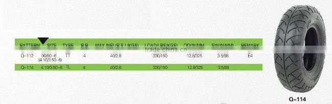 Q-114 E4 Approved E-Scooter Tires
