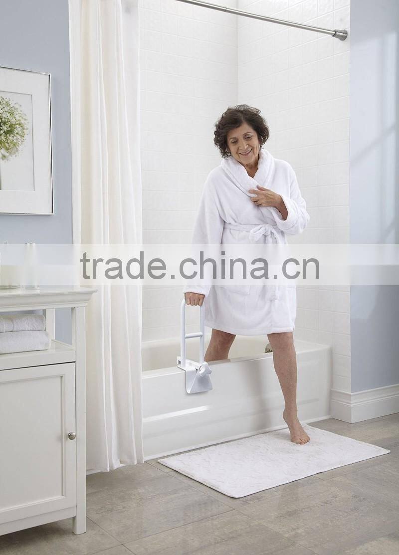 Bathtub Grab Bar, Locks to Side of Tub