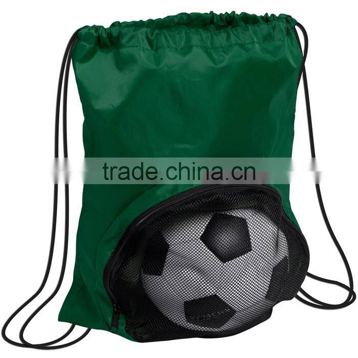 UEFA Euro 2016 Soccer Top Quality Promotional Nylon Drawstring Bag/ Nylon Drawstring Backpack