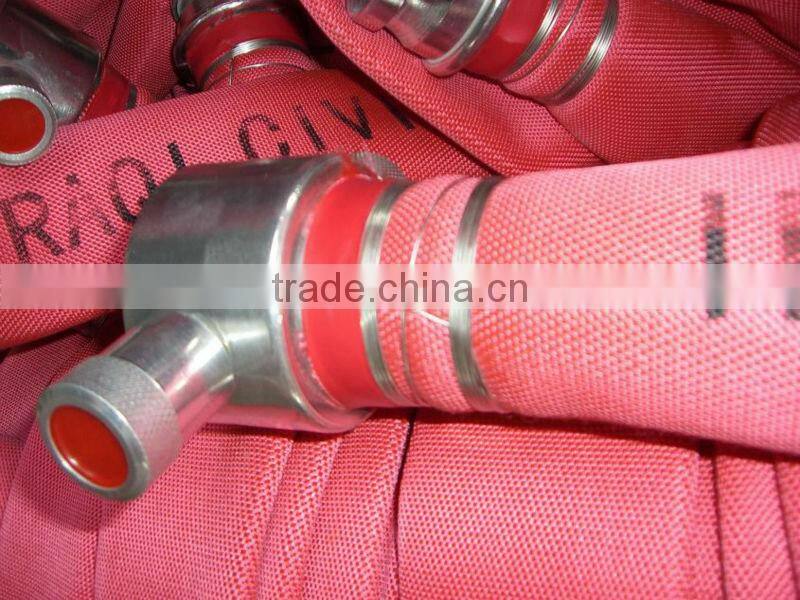 fire hose with brass John Morris Coupling