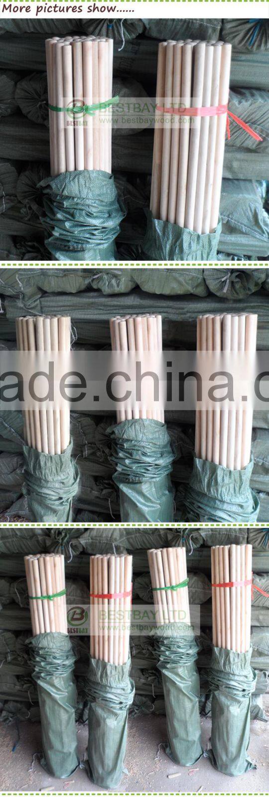 Hot sale natural wooden broom stick for sale