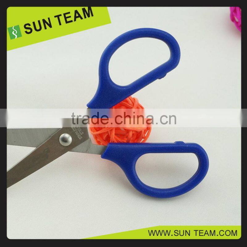 SC034 4-3/4" stainless steel high quality colorful ruler scissors