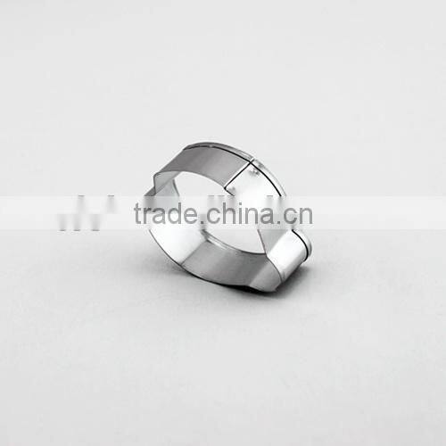 100% food grade kissing fish shape animal cookie cutter for valentine arabic alphabet cookie cutter set