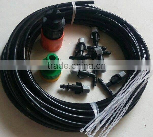 cheap high quality 5m Garden greenhouse Plants Irrigation Patio Misting Cooling System with 10 Micro Sprinkler