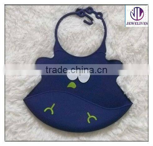 Silicon baby bibs with Infant Food Feeding Pocket for 6 month to todders bib