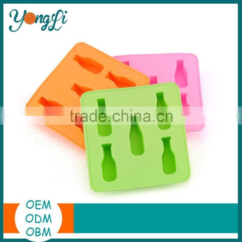 Non-stick Silicone Bottle Mini Ice Cube Tray