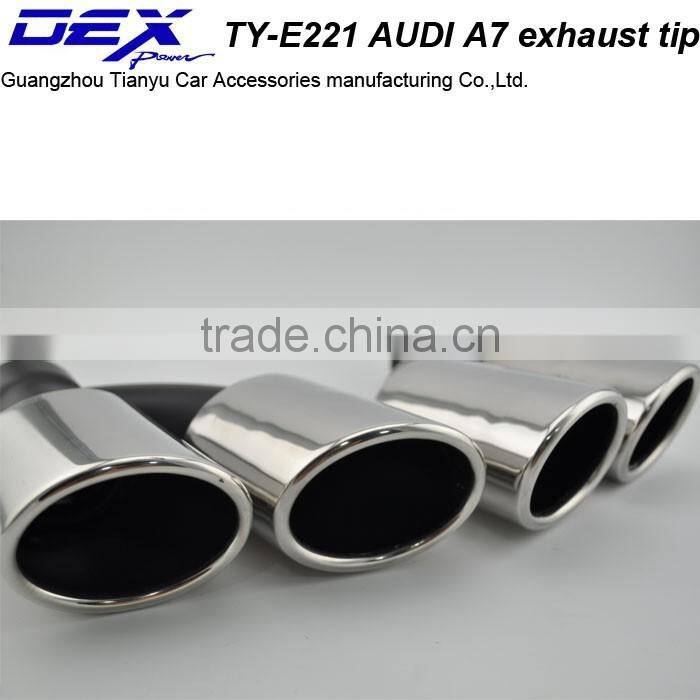 car universal muffler tip for Audi A7