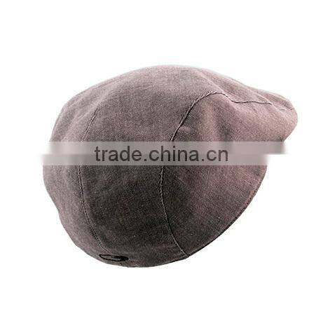 custom Fashion plaid duckbill pub cap hat