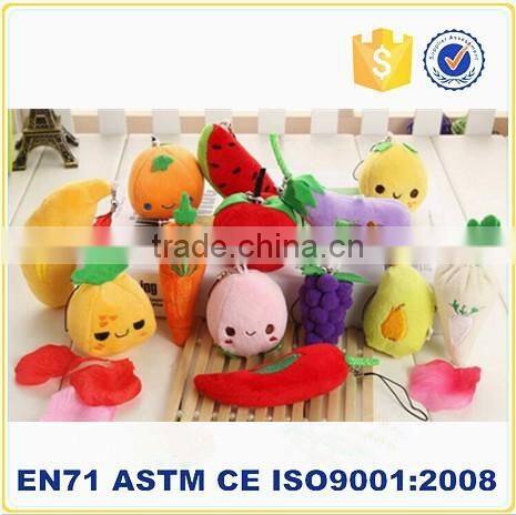 plush vegetable toys with carrot pineapple designs