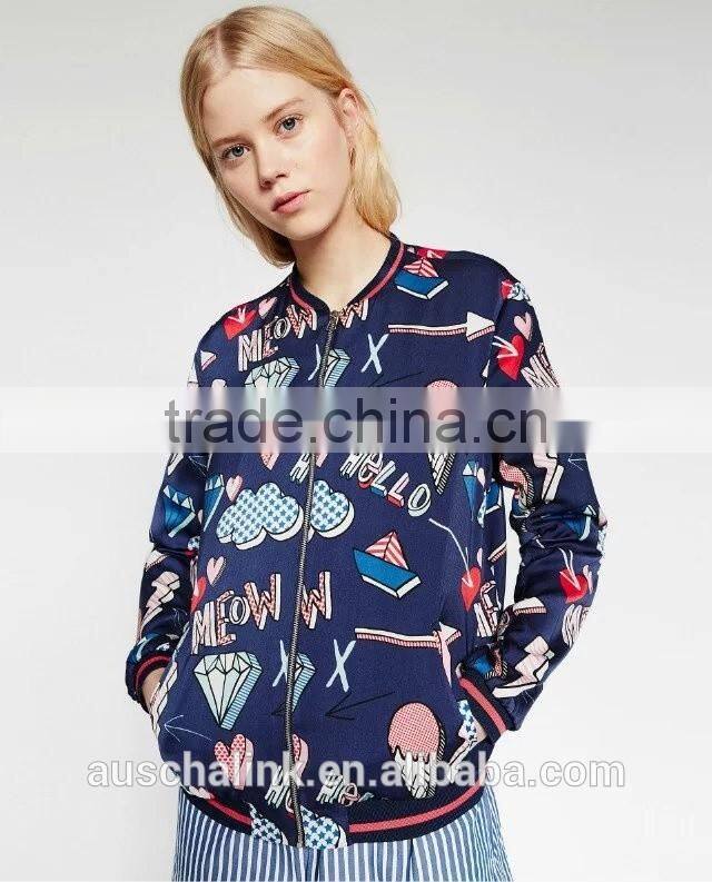 best selling custom cheap girls baseball jacket wholesale 2016