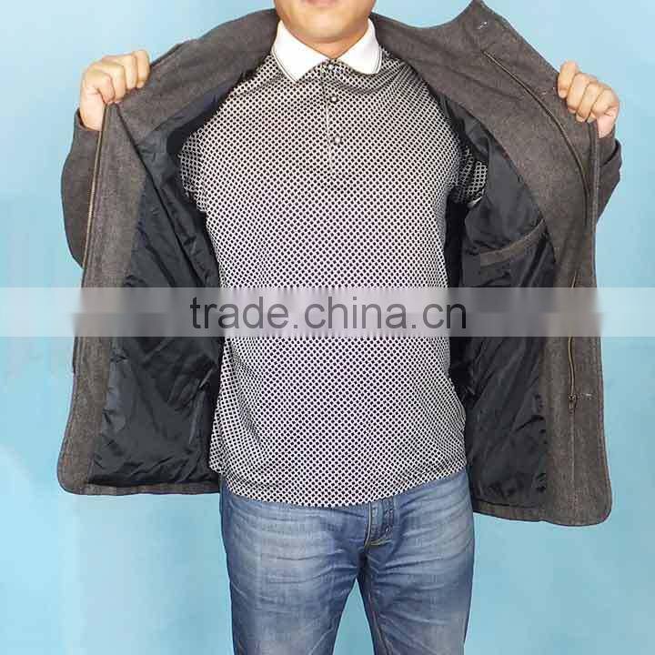 Outlet coat stock Mens wool coats, long coats closeout,140801l