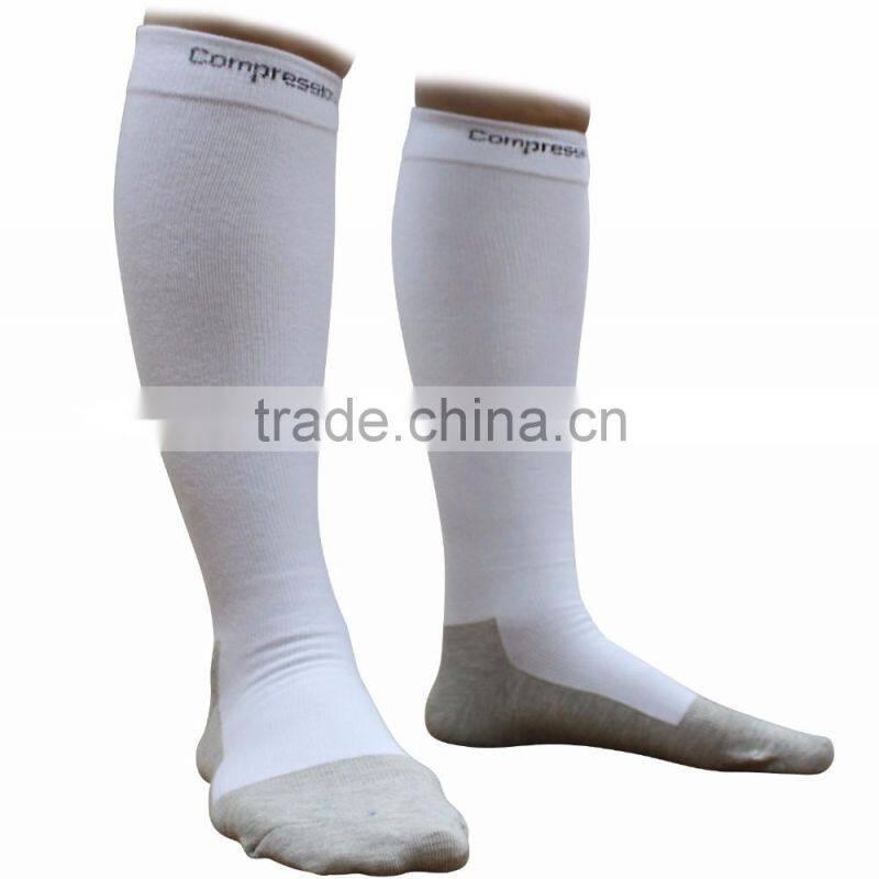 Elite Men custom logo sport compression socks