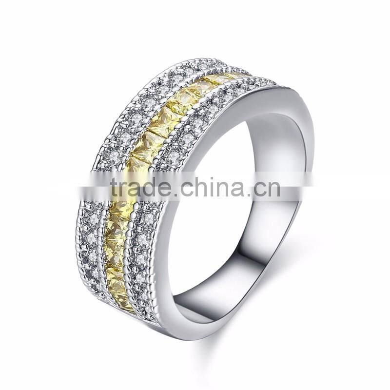 China Alibaba new arrival brass/sterling silver beautiful cz diamond jewelry engagement ring