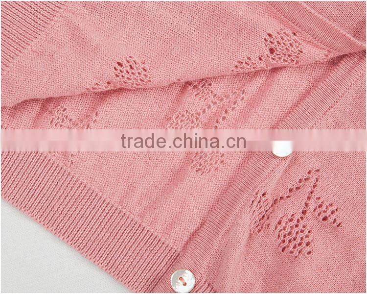 pink berry crocheted pattern infant toddler baby girls cardigan sweater