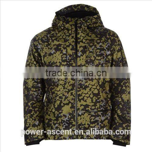 2016 unisex new development cool all over camo print winter ski jacket