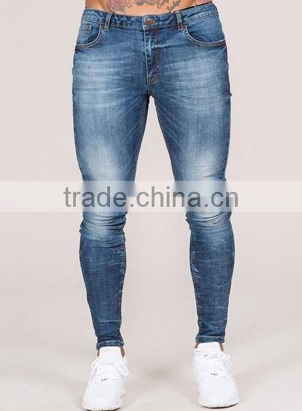 high quality denim jeans mens skinny jeans acid wash denim jeans