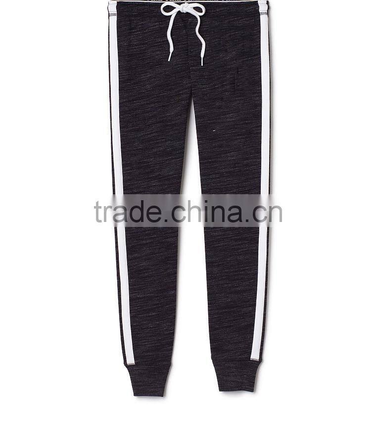 fitness yoga sport pant stripe running pant dri fit joggers