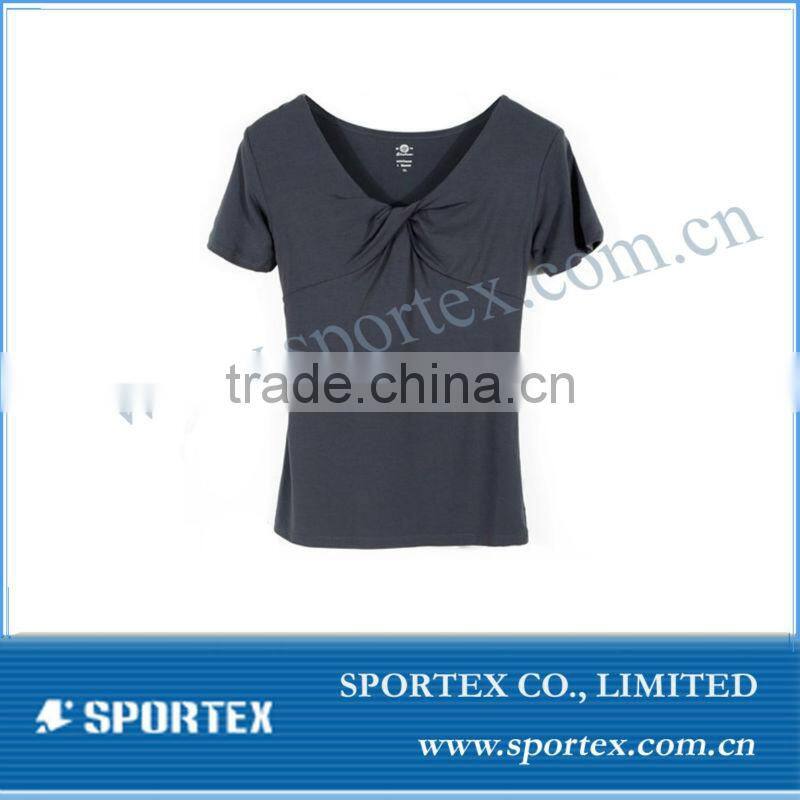 2015 New Style Ladies Yoga Shirt