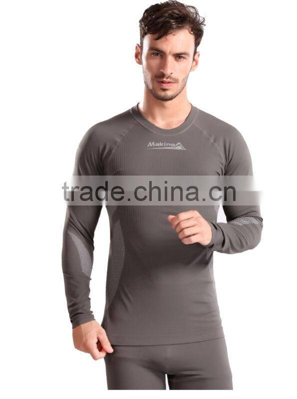 Factroy Provide Compression Shirt Thermal Seamless Man Sports Wear