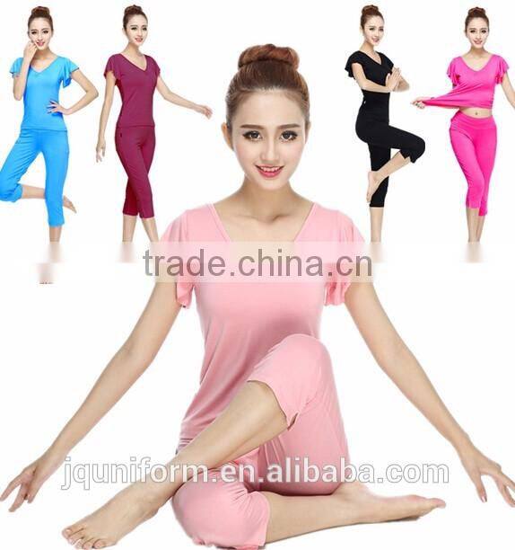custom factory price simple beautiful women fitness sportwear fitness yoga uniform in China