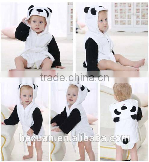 Fashion Designs Hooded Animal Modeling Baby Bathrobe Cartoon Baby Towel Character Kids Bath Robe Infant Beach Towels