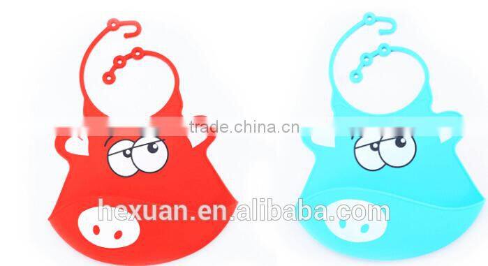 Eco-Friendly Cheap Custom Adult Blank Triangle Crochet Silicon Baby Bib