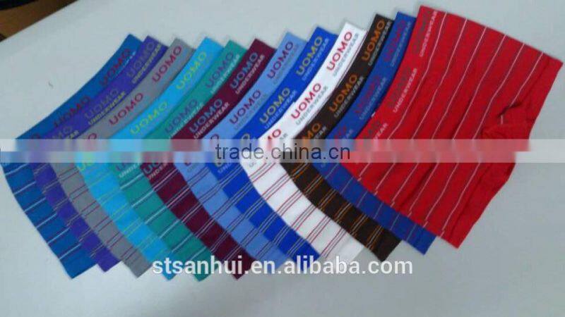 2015 men underwear wholesale/hot sale men's stylish printed sexy boxer brief