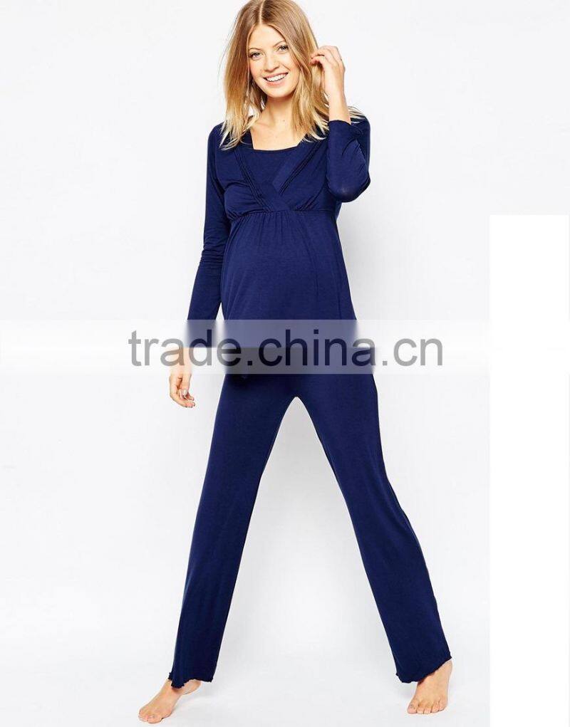 Regular fit ture to size jersey nursing pajamas for women 2015