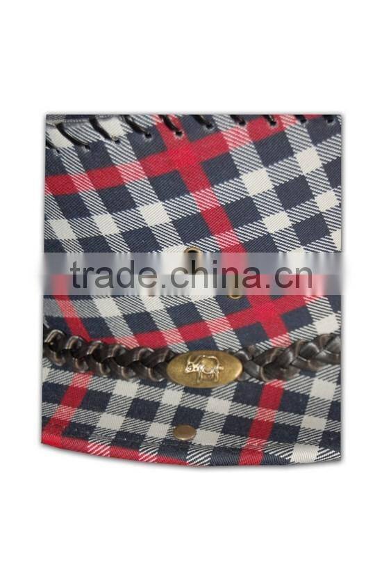 ISO9001 BSCI factory hot sale red fleece tailored made plaid hat