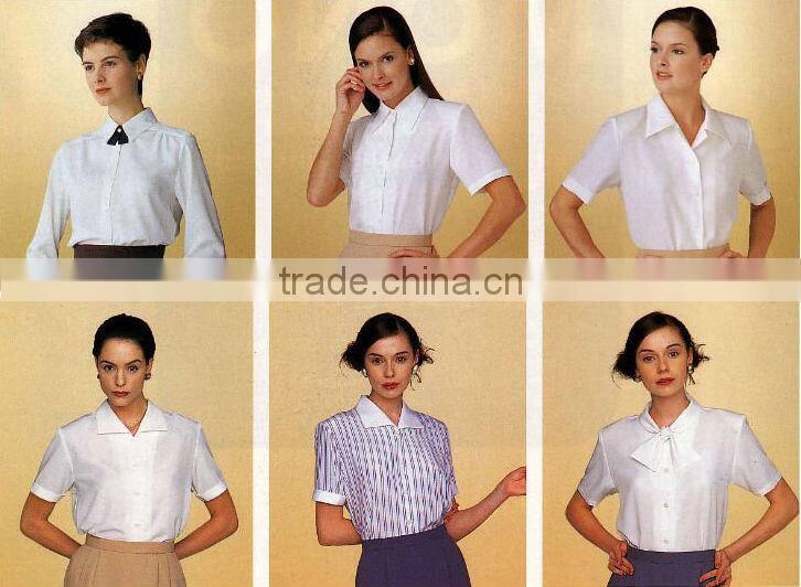 Wholesale 35% cotton 65% poyesterTC normal men &women shirt uniform