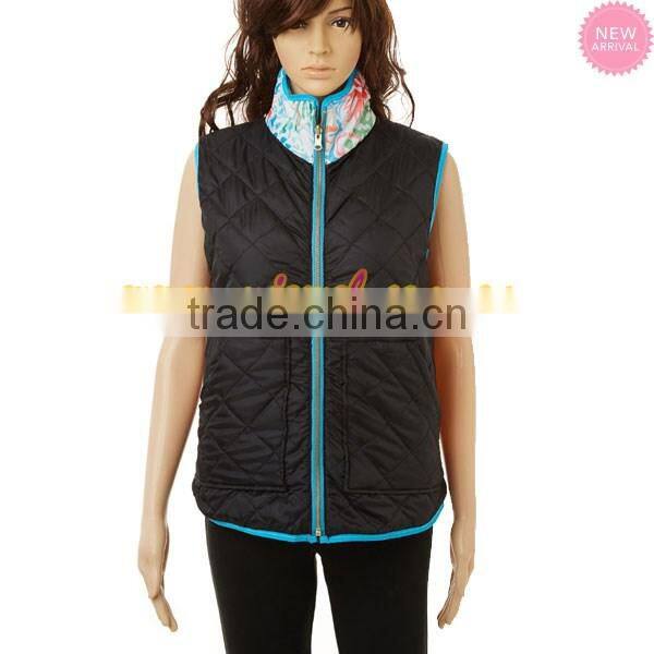 Factory wholesale quilted reversible vest