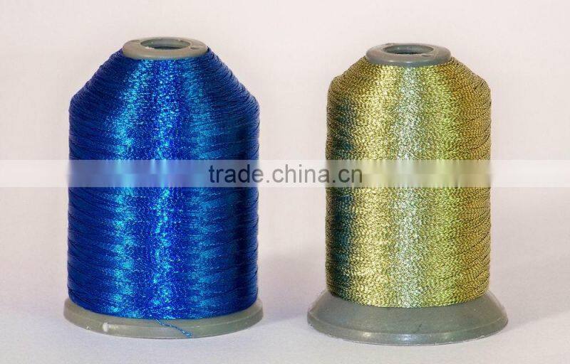 M type metallic embroidery thread of high quality for diffrent colors