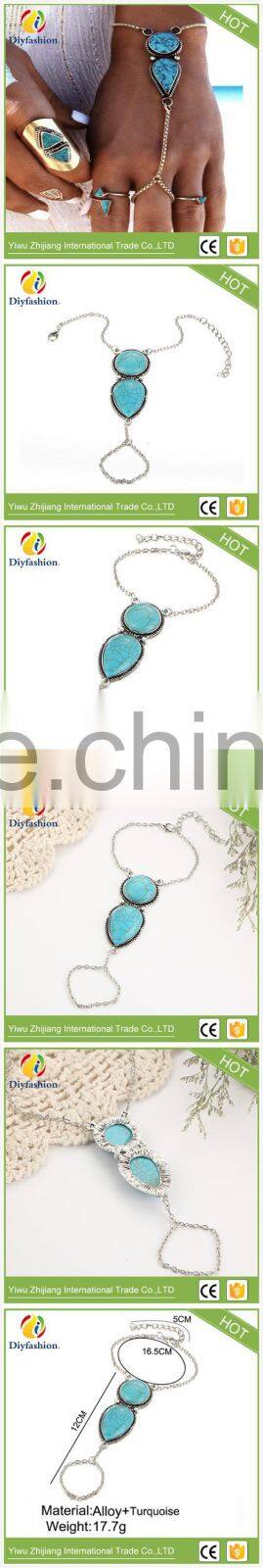 Bohemia retro beach turquoise refers to the bracelet for women