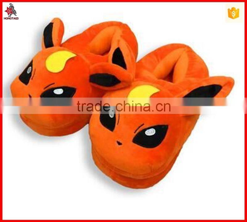 Soft new carton design indoor plush slippers with all sizes available