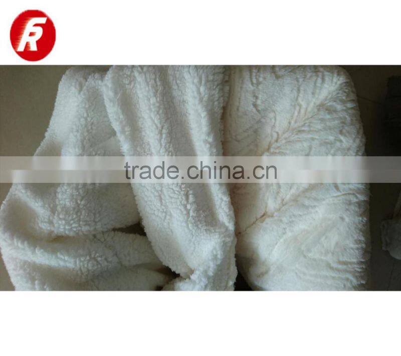 100% Cotton Baby Blanket Soft and White