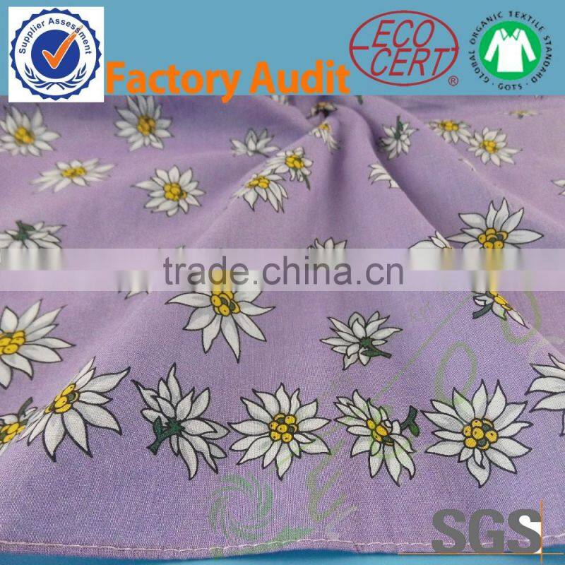 New Design Fashion soft cotton Custom Printed handkerchief For Lady