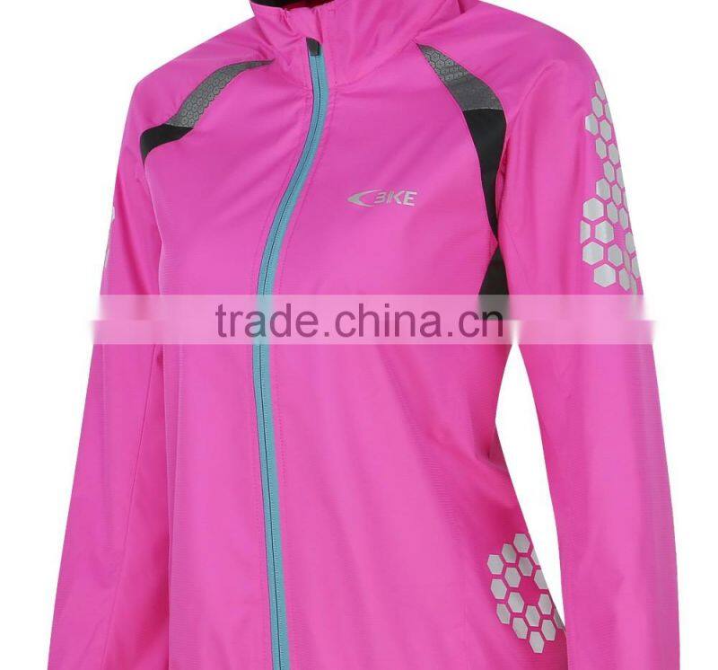Women's specialized windproof reflective cycling jacket