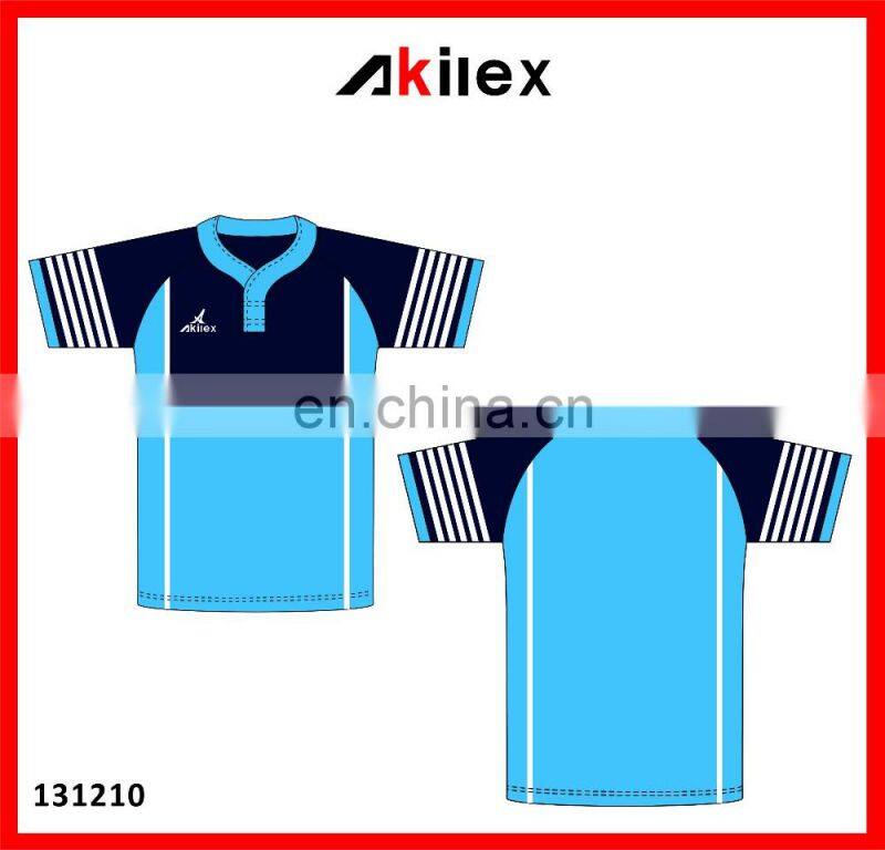 Trendy sublimation customized rugby jersey
