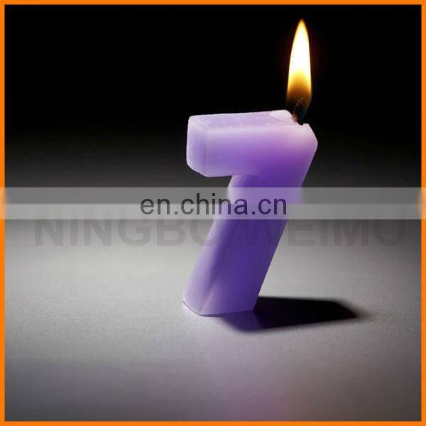 Birthday number candle