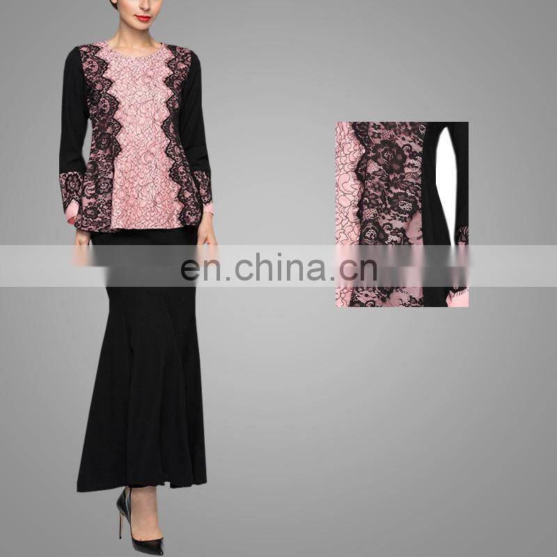 Model Lace Baju Kurung Modern Kebaya Muslim Dress Abaya Fashion Baju Kurung Pelum In Malaysia