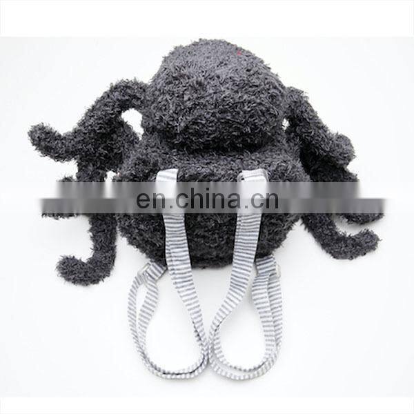 Halloween Spider Plush Backpacks 3D Plush Toys Backpacks Kids Cute Backpacks