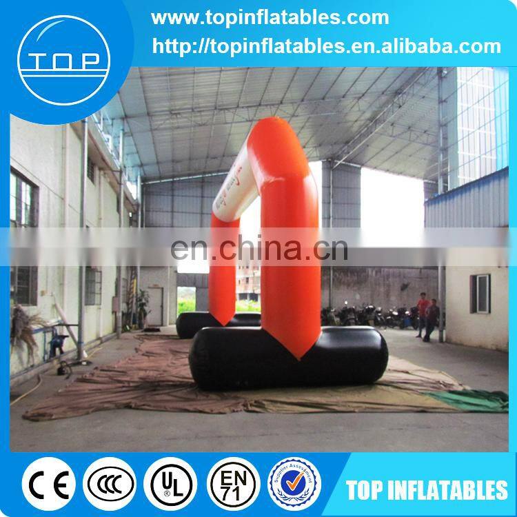 Customized round legs advertising Inflatable Arch with detachable printing