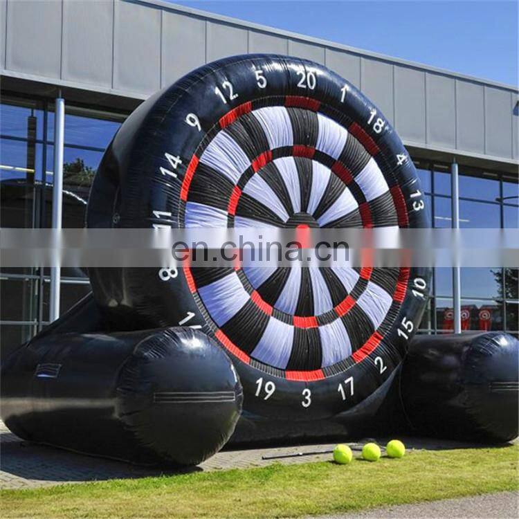 inflatable dart game/inflatable soccer darts with balls