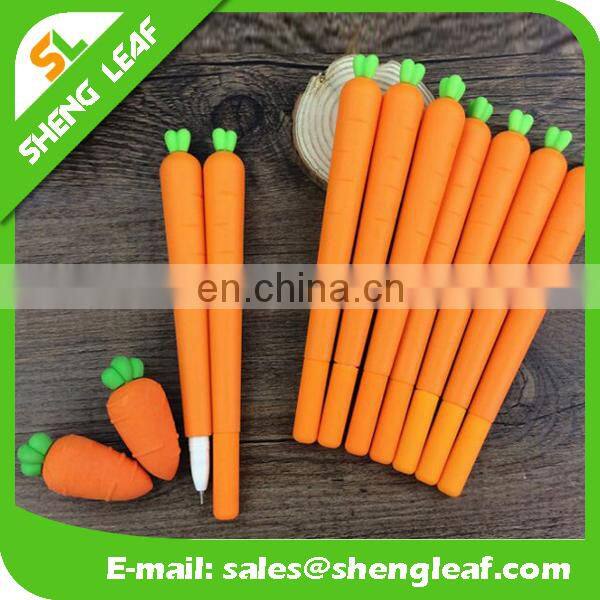 Novelty Vegetable Shape Pens for kids, Carrots Roller Ball pens for wholesale